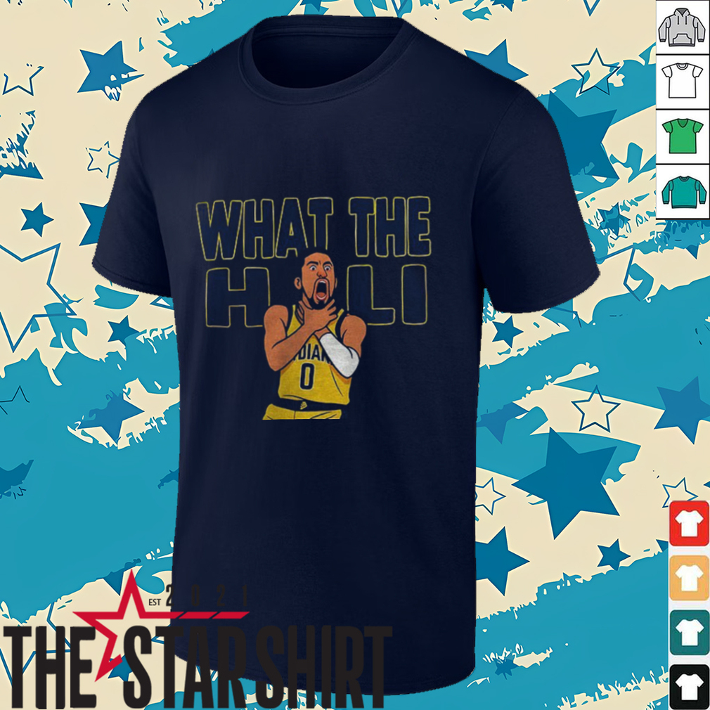 What The Hali Tyrese Haliburton choke cartoon Indiana Pacers NBA Basketball 2025 shirt What The Hali Tyrese Haliburton choke cartoon Indiana Pacers NBA Basketball 2025 shirt