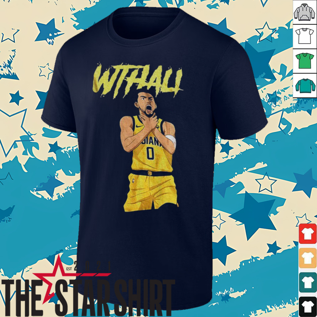 Wthali Tyrese Haliburton choke cartoon Indiana Pacers NBA Basketball 2025 What The Hali shirt Wthali Tyrese Haliburton choke cartoon Indiana Pacers NBA Basketball 2025 What The Hali shirt