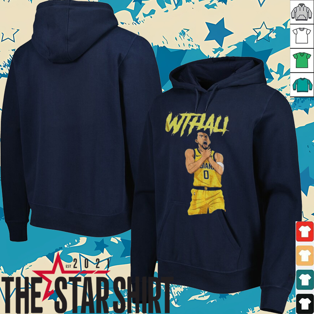 Wthali Tyrese Haliburton choke cartoon Indiana Pacers NBA Basketball 2025 What The Hali shirt Wthali Tyrese Haliburton choke cartoon Indiana Pacers NBA Basketball 2025 What The Hali shirt