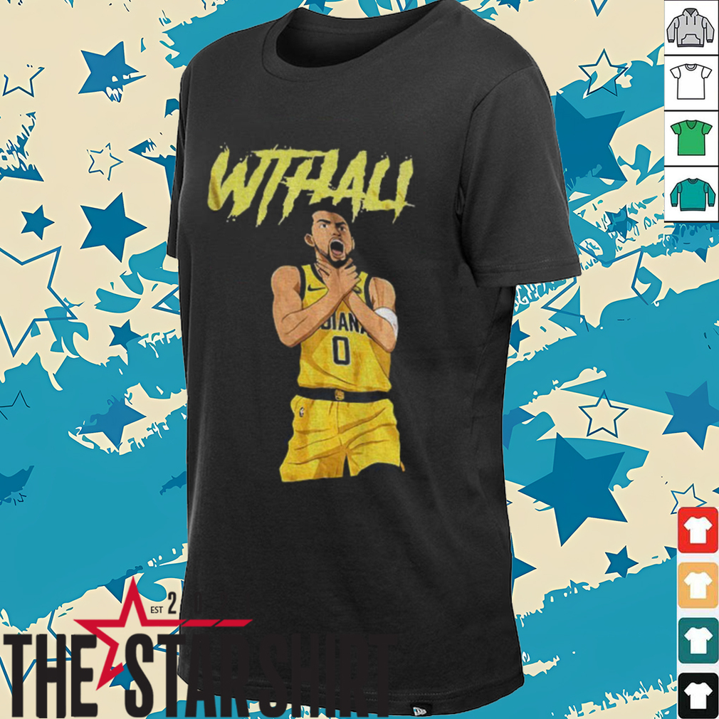 Wthali Tyrese Haliburton choke cartoon Indiana Pacers NBA Basketball 2025 What The Hali shirt Wthali Tyrese Haliburton choke cartoon Indiana Pacers NBA Basketball 2025 What The Hali shirt