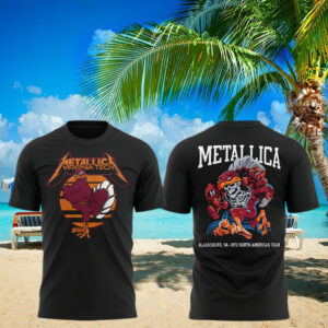 Metallica x Virginia Tech Lane Rocked T Shirt Cool Gifts For Music Lovers