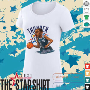 Kevin Durant 35 Oklahoma City Thunder NBA Basketball cartoon shirt