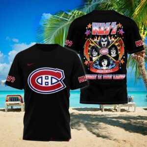 Montreal Canadiens x Kiss Band 3D T Shirt Music Gift Ideas For Guys