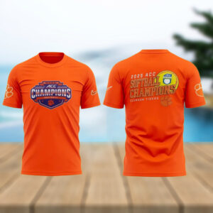 Clemson Softball ACC Champions 2025 T Shirt
