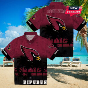 Arizona Cardinals Custom Sunset Pattern Hawaiian Shirt