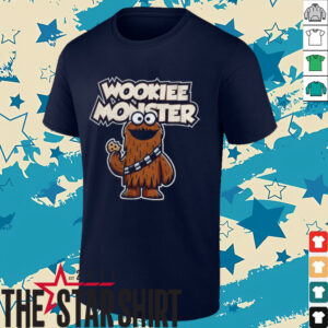 Chewbacca and Cookie Monster Wookiee Monster mashup shirt