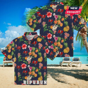 Tampa Bay Buccaneers Hibiscus Fruit Summer Hawaiian Shirt
