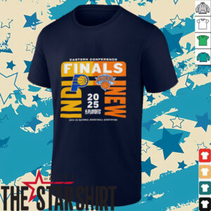Indiana Pacers vs New York Knicks 2025 NBA Eastern Conference Finals Matchup shirt