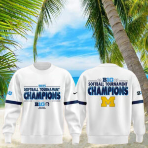 Michigan Wolverines Big Ten Softball Champions 2025 Sweatshirt