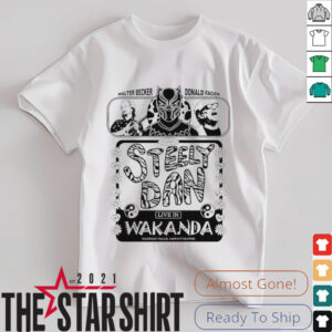 Walter Becker Donald Fagen Steely Dan Live In Wakanda Warrior Falls Brian Robert Jones T shirts