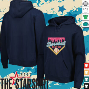 Baseball sister ice cream drip shirt