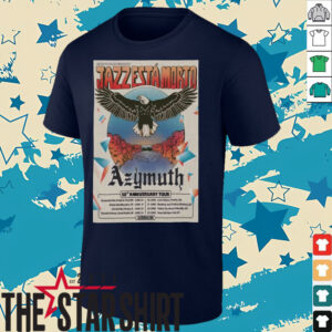 Official 025 Azymuth 50th Anniversary Tour Poster shirt