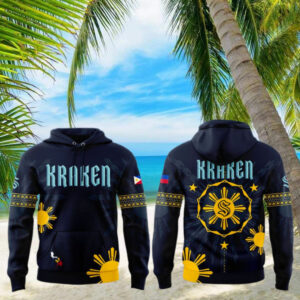 Seattle Kraken Filipino Heritage Night 2025 Special Hoodie