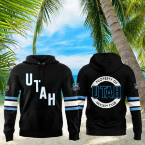 Utah Mammoth Hockey 2025 Limited Black Hoodie