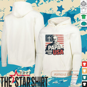 Papa From The USA Christian New Pope Robert Francis Prevost Leo XIV Catholic Faith Shirt