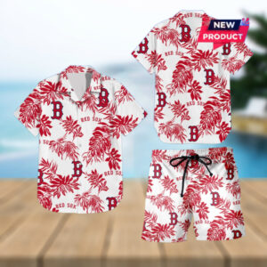 Boston Red Sox Beach Outfit Hawaiian Shirt