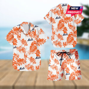 New York Mets Beach Outfit Hawaiian Shirt