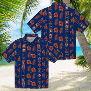 Exclusive New York Mets Floral Hawaiian Shirt Blue MLB Shirt for Summer Vacation