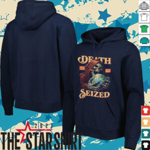 DEATH SEIZED Graphic T Shirt, ELEVENX 2025 Grim Reaper Globe Tee