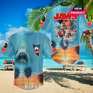 Jaws 2025 Summer Merchandise Hawaiian Shirt