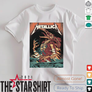 Official Metallica M72 World Tour Exclusive Virginia Tech Shirt