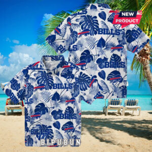 Buffalo Bills Tropical Plants Hawaiian Shirt