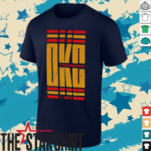 OKC Thunder Playoffs 2025 City Edition Game 1 NBA shirt