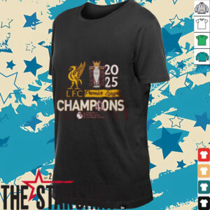 Liverpool FC 2025 Premier League Champions T Shirt Football Gifts For Uncles