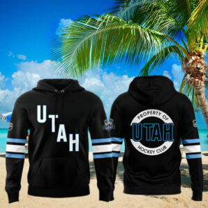Utah Mammoth Hockey 2025 Limited Black Hoodie