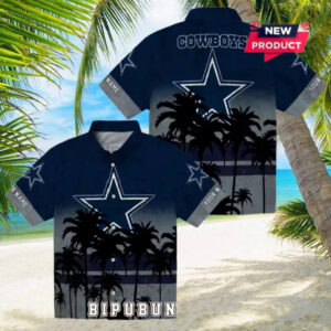 Dallas Cowboys Sunset Pattern Hawaiian Shirt