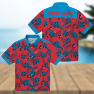 Miami Marlins Floral Print Hawaiian Shirt 2025 Summer Fan Favorite