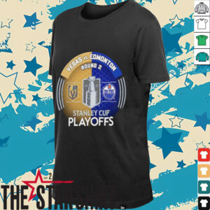 Vegas Golden Knights vs. Edmonton Oilers Inglasco 2025 Stanley Cup Playoffs Second Round Dueling Match Up Hockey shirt