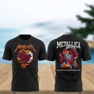 Metallica x Virginia Tech Lane Rocked T Shirt Cool Gifts For Music Lovers