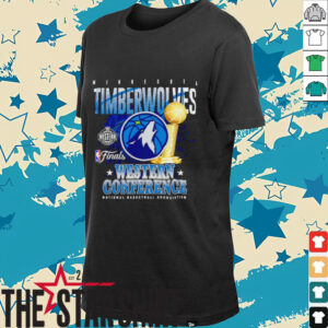 Minnesota Timberwolves 2025 NBA Western Conference Finals trophy shirt