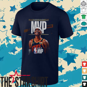 Shai Gilgeous Alexander Oklahoma City Thunder MVP 2025 NBA Basketball shirt