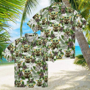 San Diego Padres Yoda Green Hawaiian Shirt   Tropical MLB Fan Gear for Beach & Summer Parties
