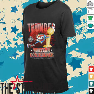 Oklahoma City Thunder 2025 NBA Western Conference Finals trophy shirt