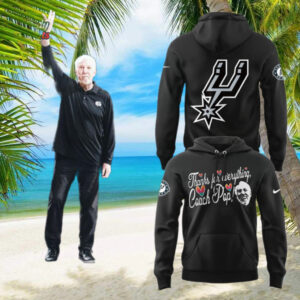 San Antonio Spurs x Coach Pop One Of The Greatest Coaches Of All Time 2025 Hoodie