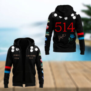 Montreal Roses Football 514 Signature 2025 Special Zip Hoodie