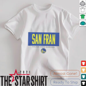 San Fran NBA basketball Golden State Warriors crossbar shirt