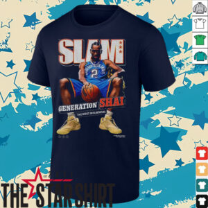 Oklahoma City Thunder Shai Gilgeous Alexander SLAM 2025 Cover shirt