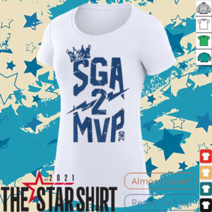 OKC Thunder Shai Gilgeous Alexander SGA 2 MVP 2025 NBA Playoff shirt