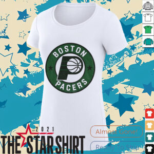 Indiana Pacers x Boston Celtics logo mashup shirt