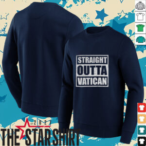 Straight Outta Vatican Pope Leo shirt
