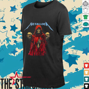 Metallica M72 North American Tour 2025 Schedule Skeleton Witch I Am The Blood I Am Release Two Sided Unisex T Shirt
