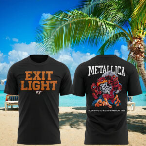 Metallica x Virginia Tech Lane Rocked T Shirt Gift For Concert Lover