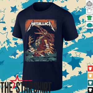 Metallica M72 Virginia Tech Pop Up Shop At Lane Stadium In Blacksburg Virginia United States On May 7 2025 Unisex T Shirt
