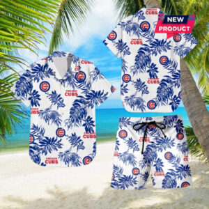Chicago Cubs Beach Outfit Hawaiian Shirt