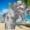 san diego padres palm stripes brown black white hawaiian shirt for mlb fans