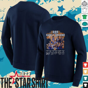 God First Family Second Then New York Knicks signatures shirt